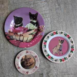Harry Potter Dolores Umbridge Cat Plates Loot Crate - set of 3